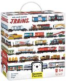 Banana Panda puzzel trein speelgoed - Mix and Match Treinen 54 stukjes.
