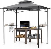 Merkloos Grillpaviljoen 2,5x1,5m - Zwart/Antraciet
