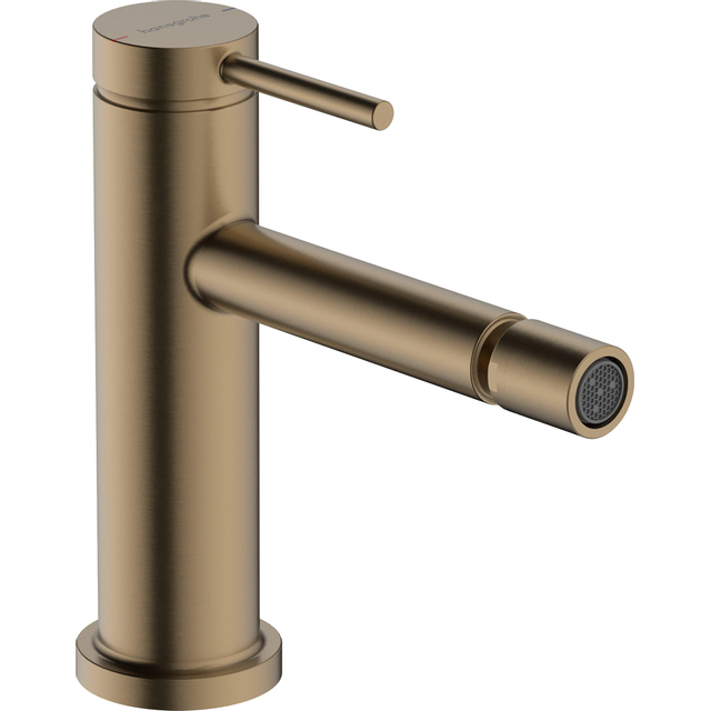 Hansgrohe Hansgrohe Tecturis bidetkraan eengreeps met trekwaste brushed bronze 73201140