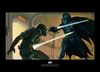 Komar Star Wars Classic RMQ Vader Luke Hallway Muurafbeelding - 70 x 50 cm