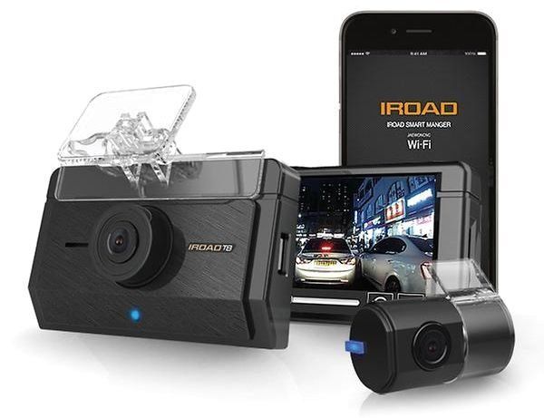 IROAD T8 2CH HD Dashcam met Touchscreen en WiFi