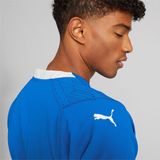 Puma Team Cup Shirt Korte Mouw Heren - Electric Blue Lemonade