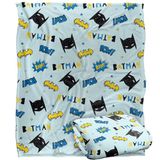 BATMAN Silky Touch Super Zachte Sprei Deken, 152 x 127 cm