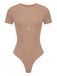 GOD SAVE QUEENS Body 'Second Skin T-Shirt Bodysuit' brun clair