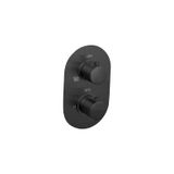 Mitigeur thermostatique encastrable complet laiton noir mat