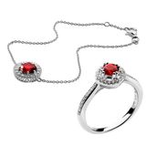 Orphelia SET-7477/RU/56 - Armband(en) met ring(en) - Zilver 925