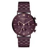Liebeskind Berlin dames horloge LT-0471-MC roestvrij staal in IP Lila am Edelstahlband