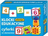 ADAMIGO PL Blokjes, set van 12, met nummer 03815