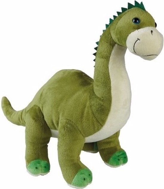 Ravensden Brontosaurus Knuffel - Groen - 43cm - Pluche Dinosaurus