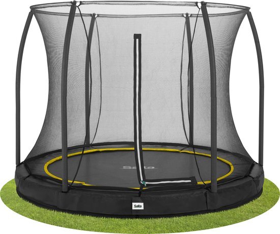 Salta Comfort Edition Ground Trampoline met Veiligheidsnet - 213 cm - Zwart