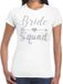 Bellatio Decorations Shoppartners Bv Vrijgezellenfeest Bride Squad Cupido zilver glitter t-shirt wit dames - Vrijgezellenfeest kleding XXL