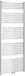 XIMAX radiator badkamerradiator C2 met 50 mm middenaansluiting 1636 x 600 x 30 mm 635 Watt, chroom, 59314