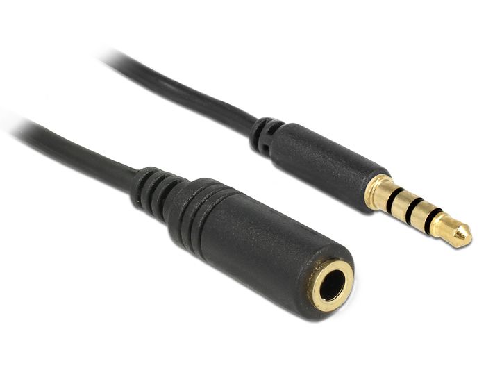 DeLOCK 84666 - Audio kabel - 1 m - Zwart