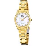Lotus 19007/1 Polshorloge Dames Goudkleurig Staal Analoog Quartz 26mm