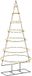 vidaXL Metalen kerstboom met standaard KUOPIO 180 cm Warmwit Staal