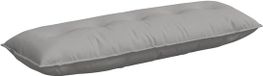 vidaXL Coussin Nuage Gris 140 x 19 x 50 cm Tissu