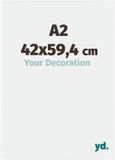 yd. Fotolijst A2 42x59,4 cm Kunststof Wit Hoogglans Evry