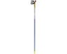 LEKI Nordic Walking Poles Unisex 125 cm Blue/Yellow Carbon