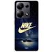 Nike Coque Pour Xiaomi Redmi Note 13 Pro 4G Nike logo doré nuit étoilé Maniacase