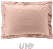 douceur Linge promotionnel Percale kussenslopen Roze Katoen Effen 50x70 cm