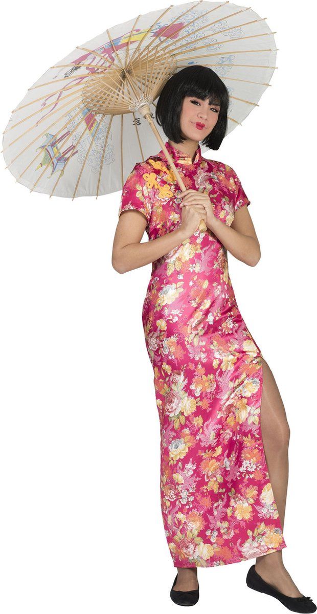 Espa Roze Japans kostuum voor dames - Roze - Polyester - Volwassenen