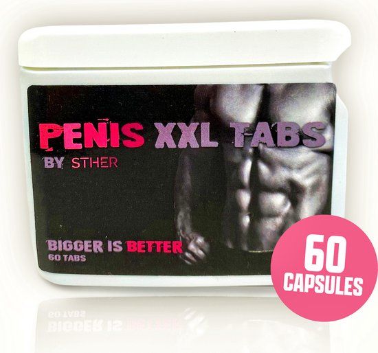 Sther - Penis Vergoter - Blauw - 100% polyester - 60 Capsules