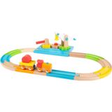 Small Foot Houten treinbaan met hijskraan