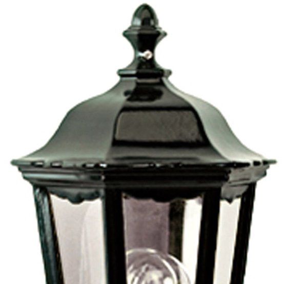 KS Verlichting Ancona plat Buitenlamp wandlamp Zwart