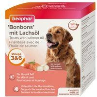 Beaphar Huid- en vachtkuur bonbons 245 g met zalmolie