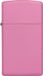 Zippo Pink / Roze Matte Slim Benzine Aansteker