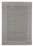 andiamo Indoor & Outdoor tapijt weerbestendig en waterdoorlatend plat weefsel korte vloer 120 x 170 cm beige-antraciet