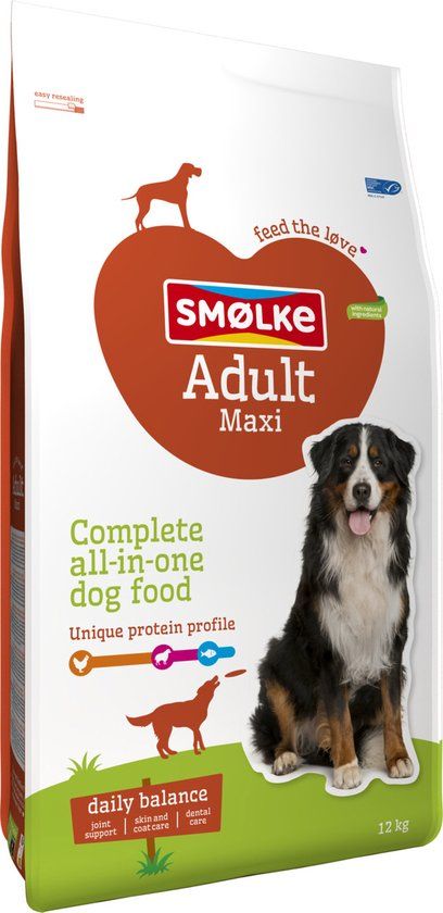 Smølke Adult Maxi - Hondenvoer 12 kg