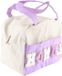 Allecto plus - Sac à lunch isolé pour femmes en cuir PU, petite boîte à lunch pour le travail de bureau, sac de congélation étanche, réutilisable et portable - Violet.