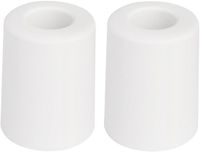 Benson Deurbuffers / deurstoppers rubbers - 2x - wit - 50 x 35 mm - met schroefbevestiging