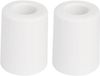 Benson Deurbuffers / deurstoppers rubbers - 2x - wit - 50 x 35 mm - met schroefbevestiging