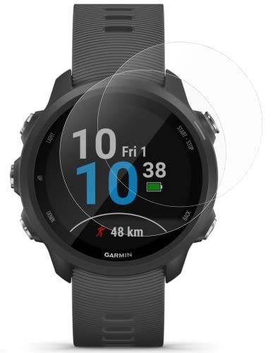 PHONILLICO Displaybescherming gehard glas Garmin Forerunner 245 / 245 Music (2 stuks)