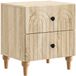 vidaXL Nachtkastje Sonoma Eiken 43 x 34,5 x 48 cm Bewerkt hout