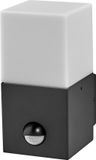 Ledvance ENDURA CLASSIC FIGO SQ Buitenlamp Wandlamp Donkergrijs Aluminium IP44 met Daglichtsensor en Bewegingsmelder