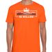 Bellatio Decorations Koningsdag verkleed shirt heren - frikandel, ik willem - oranje - feestkleding L