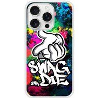 Apple iPhone 16 Swag or die Verstevigd hoesje met sublimatie bedrukking