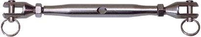Talamex Inox fork-fork M6 Turnbuckle 150 - 210 mm