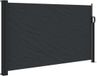 vidaXL Windscherm uittrekbaar 117x300 cm zwart