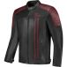 Rusty Stitches Cooper, veste en cuir, Noir/Rouge Foncé, M