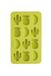 BarCraft Tropical Chic Novelty Siliconen Ice Cube Tray, 22 x 13 cm (8.5" x 5") - Groen