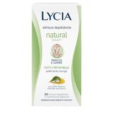 Natural Lycia Natural Touch Depilatory Strips for Arms and Legs 20 Strips