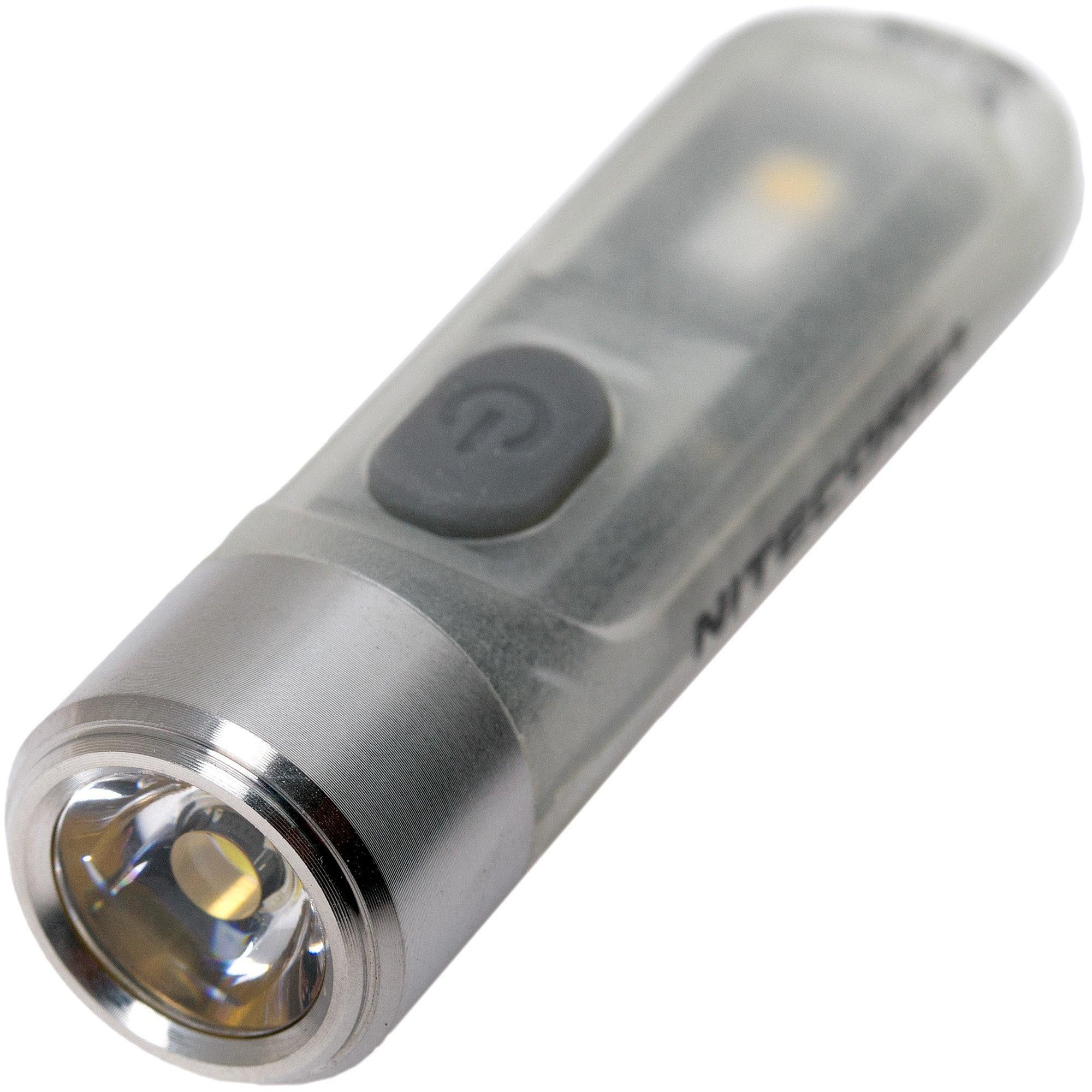 NITECORE TIKI Glow In The Dark oplaadbare sleutelhangerzaklamp - 300 lumen - blauw