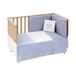 Cambrass Lit de bébé 45016 Coton Bleu