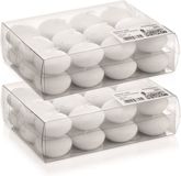 Trend Candles Drijfkaarsen - 48 stuks - Wit - 4,5 cm - 4 branduren