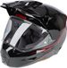 Klim X1 Alpha Graphic Carbon Endurohelm - Zwart/Rood