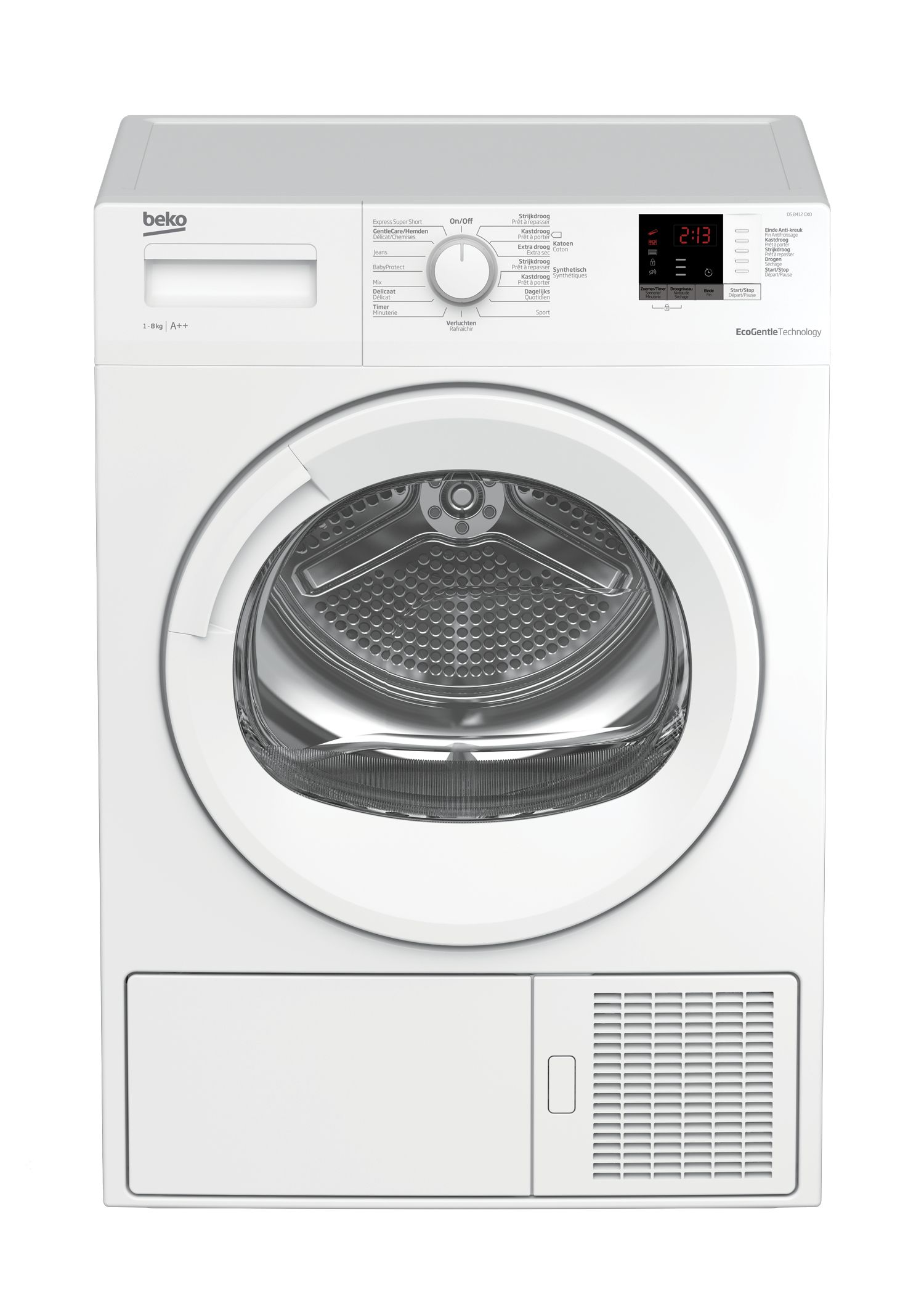Beko DS8412GX0 - Warmtepompdroger - 8 kg - A++ - Wit